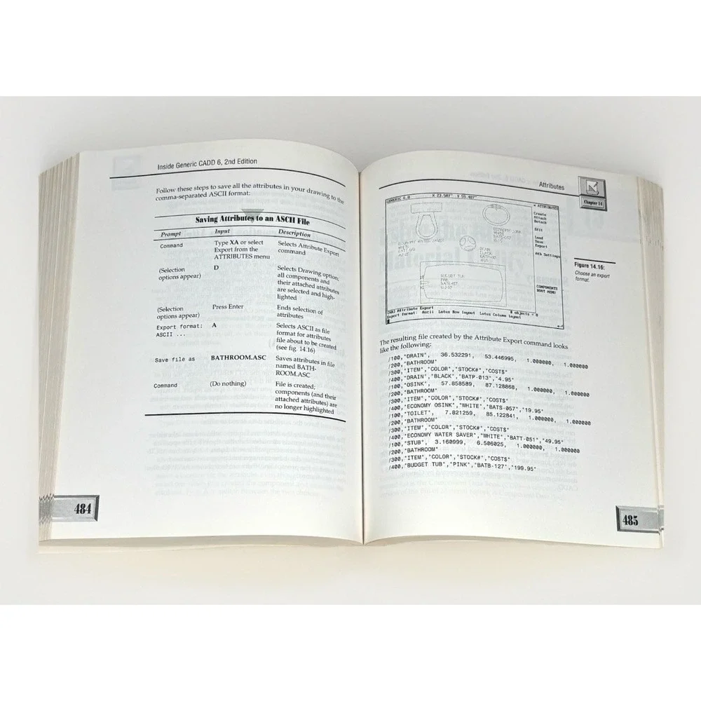 INSIDE GENERIC CADD 6 Randall S Newton Book PB 2nd Ed 1992